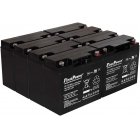 FirstPower Bly-Gel Batteri till USV APC Smart-UPS SUA5000RMI5U 12V 18Ah VdS