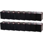 Powery Bly-Gel-Batteri till USV APC Smart-UPS SURTD3000XLI 5Ah 12V