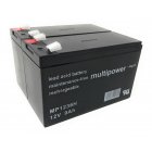 powery blybatteri MP1236H till UPS Apc Smart-UPS SUA750RMI2U 9Ah 12V (erstter ocks 7,2Ah/7Ah)