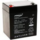 powery Gel-batteri 12V 6Ah till Apc Back-UPS BF350-RS