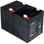 Powery Blei-Gel-Batteri till APC RBC20