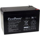 FirstPower Bly-Gel Batteri till USV APC RBC4 12Ah 12V VdS