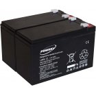 Powery Bly-Gel-Batteri till USV APC RBC 32 9Ah 12V