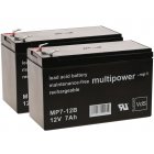 Ersättningsbatteri (multipower) till UPS Apc Smart-UPS 750, Apc RBC48 o.s.v.. 12V 7Ah (ersätter 7,2Ah) Ersättningsbatteri (multipower) till UPS Apc Smart-UPS 750, Apc RBC48 o.s.v.. 12V 7Ah (ersätter 7,2Ah)