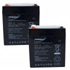 powery Gel-batteri 12V 6Ah erstter Apc RBC 20