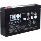 Ersttningsbatteri FIAMM FG10721 6V 7,2Ah till Foderautomat
