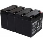 FirstPower Bly-Gel Batteri till FIAMM FG21803 12V 18Ah VdS