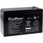 FirstPower Bly-Gel Batteri FP1270 VdS kompatibel med Panasonic Typ LC-R127R2PG1