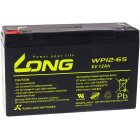 KungLong Blybatteri WP12-6S kompatibel med YUASA Typ NP12-6 6V 12Ah