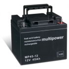 powery blybatteri (multipower) MP45-12I Vds