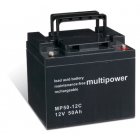 powery blybatteri (multipower) MPC50-12I Cyklisk