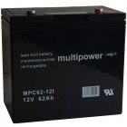 powery blybatteri (multipower) MP62-12C Cyklisk