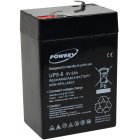powery Bly-Gel batteri 6V 5Ah powery Bly-Gel batteri 6V 5Ah