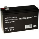 powery blybatteri (multipower) MP1224H High Ratte-typ powery blybatteri (multipower) MP1224H High Ratte-typ