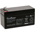 Firstpower Bly-Gel batteri FP1212 1,2Ah 12V VdS Firstpower Bly-Gel batteri FP1212 1,2Ah 12V VdS