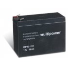 powery blybatteri (multipower) MP10-12C Cyklisk