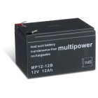 powery blybatteri (multipower) MP12-12B Vds powery blybatteri (multipower) MP12-12B Vds
