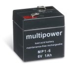 powery blybatteri (multipower) MP1-6