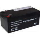 powery blybatteri (multipower) MP3-12C Cyklisk