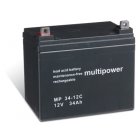 powery blybatteri (multipower) MP34-12C Cyklisk