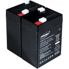 2 BleiBatteri till Panasonic LC-R064R5P 2 BleiBatteri till Panasonic LC-R064R5P