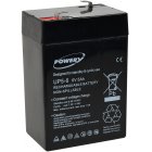 Powery Bly-Gel Batteri till Peg Perego Polaris Sportsman 400 6V 5Ah (erstter 4Ah 4,5Ah)