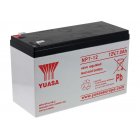 YUASA Erstningsbatteri till Ndstrmfrsrjning (USV) Rengingsmaskinar 12V 7Ah