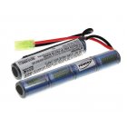 batteri till Softgun 8,4V-1500mAh 4 + 3 Cellern in Reihe