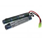 batteri till Softgun 9,6V-1500mAh (4+4 Cellern in Reihe)