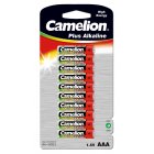 batterier Camelion Micro LR03 MN2400 HR03 Plus Alkaline 10/ Blister