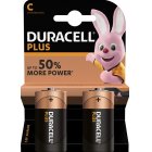 batterier Duracell Plus MN1400 LR14 Baby 2/ Blister