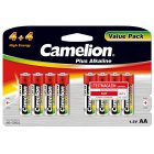 batterier Camelion Mignon LR6 MN1500 AA AM3 Plus Alkaline (4+4) 8/ Blister