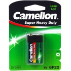 batterier Camelion Super Heavy Duty 6F22 9-V-Block 1/ Blister