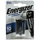 Energizer Ultimate Lithium Batteri K9V 9V-Block Blister