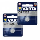 2x Lithium knappcell, batteri Varta CR1225 2x 1/ Blister 2x Lithium knappcell, batteri Varta CR1225 2x 1/ Blister