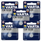 5x Lithium knappcell, batteri Varta CR1225 5x 1/ Blister