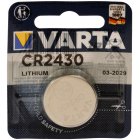 Lithium knappcell batterier Varta Electronic CR2430 3V 1/ Blister