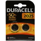 Litium knappcell Duracell CR2025 DL2025 2er Blister