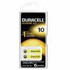 Duracell Höselrapparat batteri 10AE / AE10 / DA10 / PR230 / PR536 / PR70 / V10att 6/ Blister