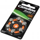 Camelion Hselrapparat batteri 13AE / A13 / DA13 / PR48 / PR754 / V13att / ZL13 6/ Blister