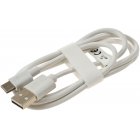 Goobay USB-C Lade och Synk kabel till enheter med USB-C anslutning, 1m, Hvid