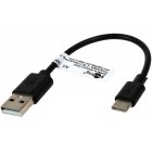 Goobay USB-C Lade och Synkronisringskabel till enheter med USB-C-frbindelse  , 0,1m, svart