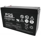 Fiamm blybatteri FG20722 12V 7,2Ah