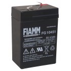 Fiamm blybatteri FG10451 6V 4,5Ah Fiamm blybatteri FG10451 6V 4,5Ah