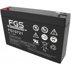Batteri FG10721 6V 7,2Ah Batteri FG10721 6V 7,2Ah
