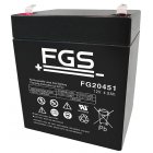 FGS FG20451 blybatteri 12V 4,5Ah