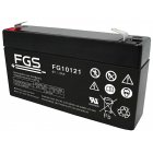 FGS FG10121 blybatteri 6V 1,2Ah FGS FG10121 blybatteri 6V 1,2Ah