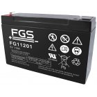 FGS FG11201 blybatteri 6V 12Ah