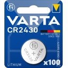 Varta CR2430 knappcell Batteri Lithium 3V 1 Blister x 100 (100 batterier)