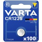 Varta CR1225 knappcell Batteri Lithium 3V 1 Blister x 100 (100 batterier)